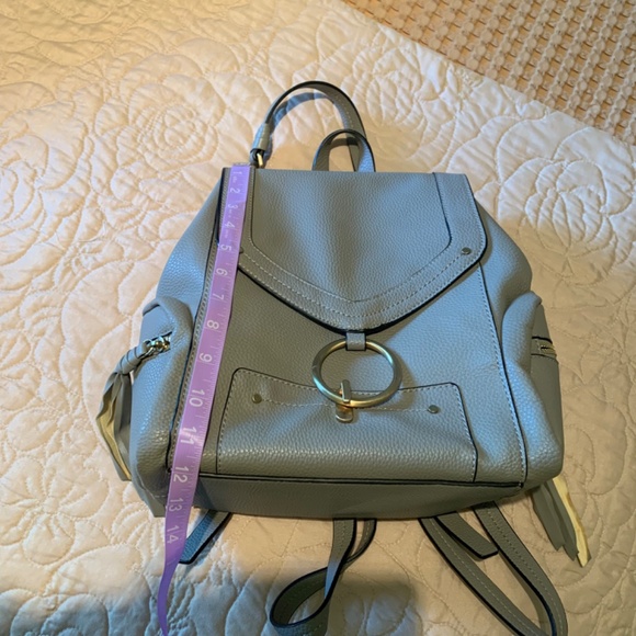 ZARA Italy 🇮🇹 Backpack Gray Fax leather - Picture 5 of 8